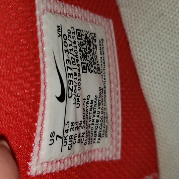 Nike Air Tennie Shoes Size 7 - Picture 9 of 11